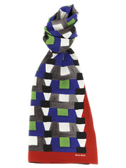 Miu Miu Multicolor Silk Scarf