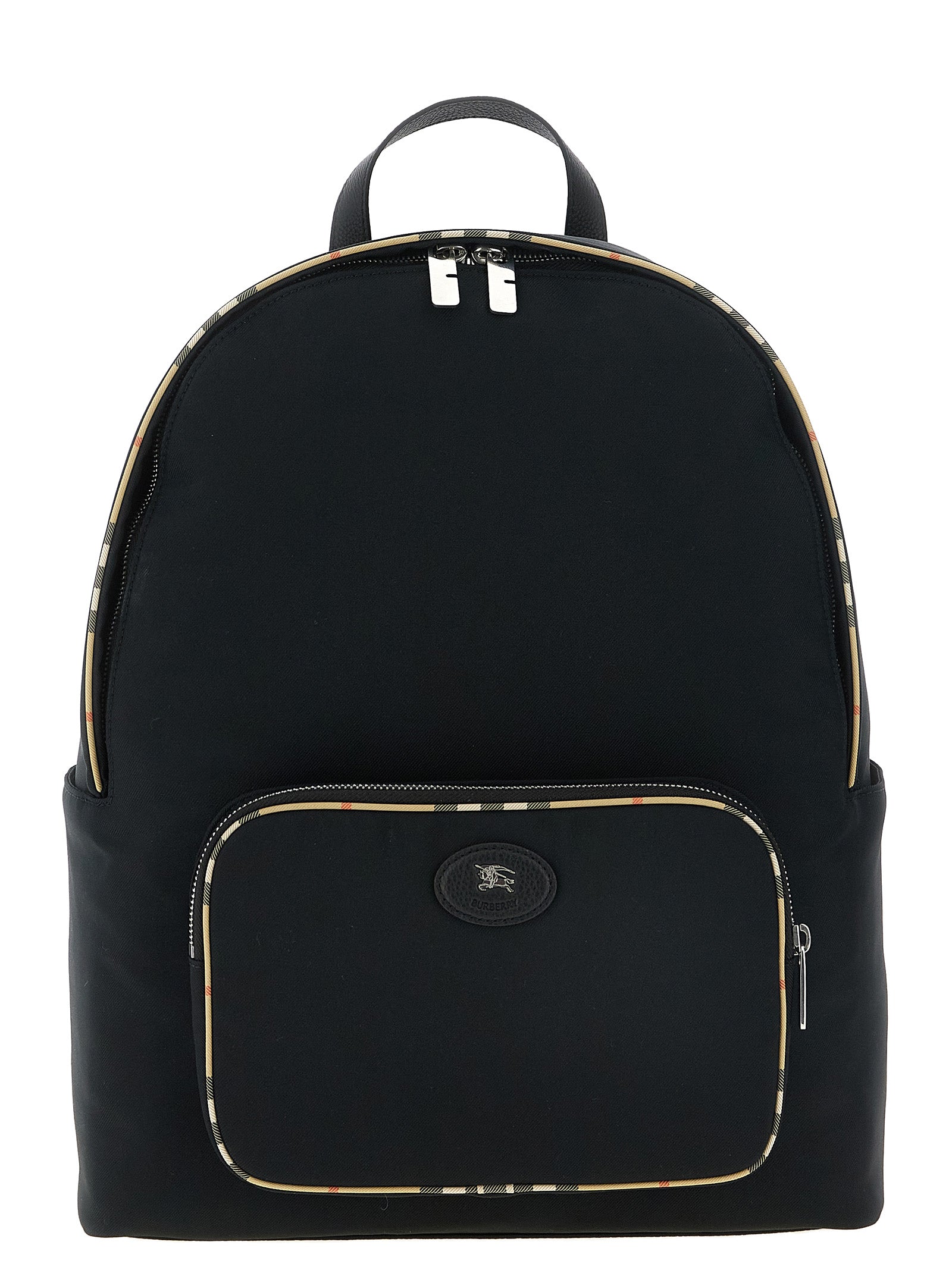 Burberry Black Polyester Backpack