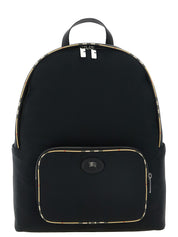 Burberry Black Polyester Backpack