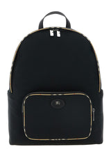 Burberry Black Polyester Backpack
