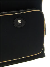 Burberry Black Polyester Backpack