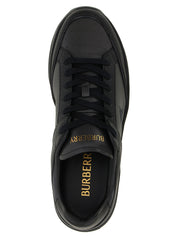 Burberry Black Leather Chunky Sneakers