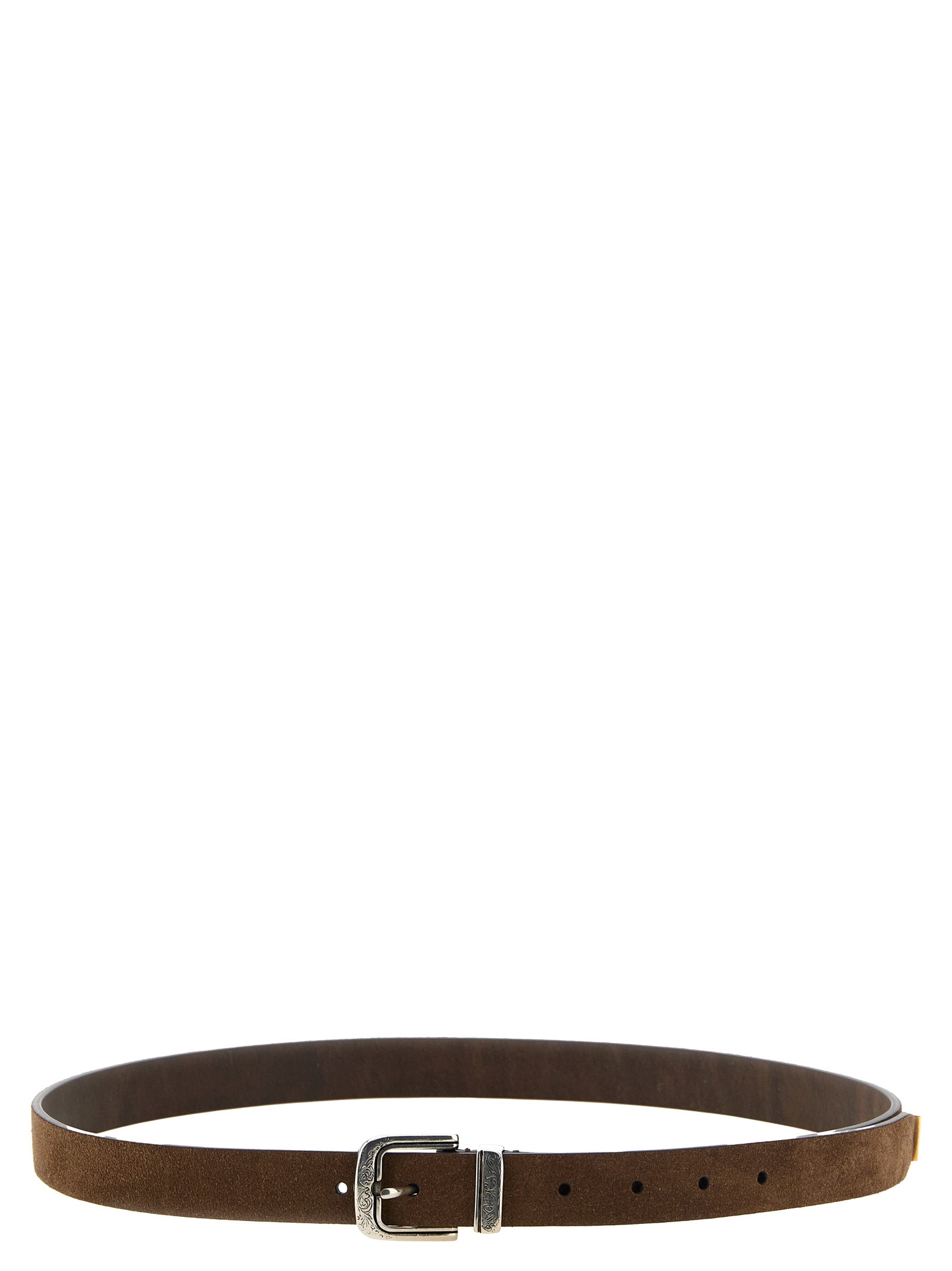 Brunello Cucinelli Brown Bull Skin Belt