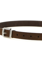 Brunello Cucinelli Brown Bull Skin Belt
