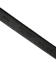 Dolce & Gabbana Dark Blue Velvet Gold Tone Metal Buckle Belt
