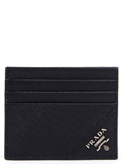 Prada Black Calfskin Cardholder