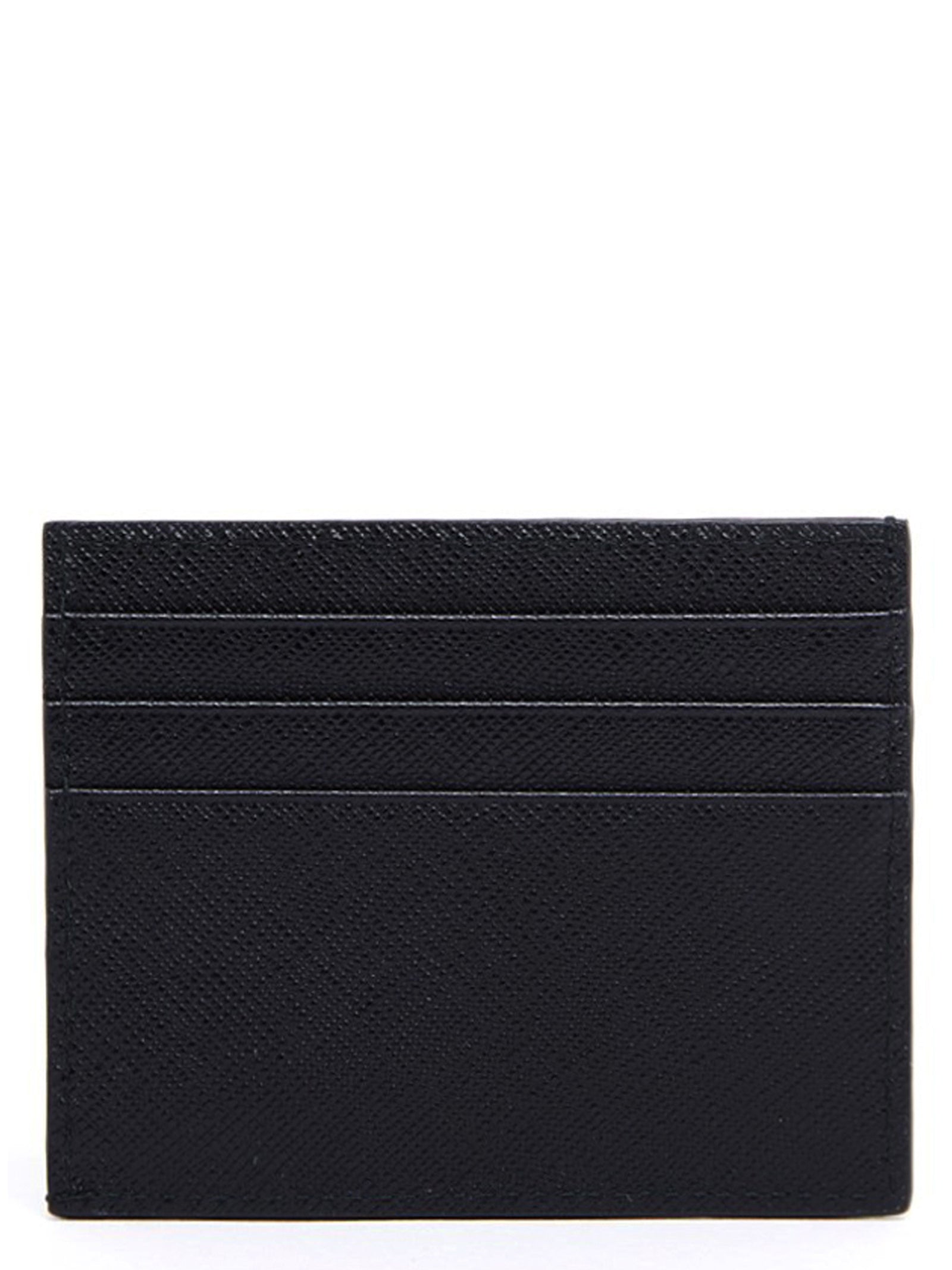 Prada Black Calfskin Cardholder