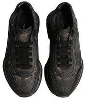 Dolce & Gabbana Black Daymaster Low Top Sneakers Shoes
