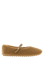 Tod's Beige Lamb Leather Ballet Flats