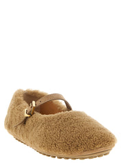Tod's Beige Lamb Leather Ballet Flats