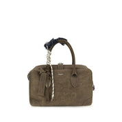Golden Goose Brown Calf Leather Bos Taurus Handbag