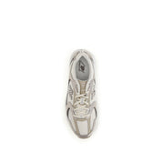 New Balance Beige Fabric Athletic Sneakers