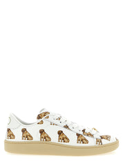 Valentino Garavani White Calfskin Low Top Sneakers