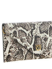 PINKO Beige Calfskin Clutch Bag