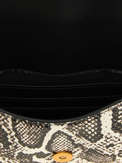 PINKO Beige Calfskin Clutch Bag