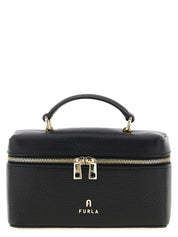 Furla Black Leather Handbag