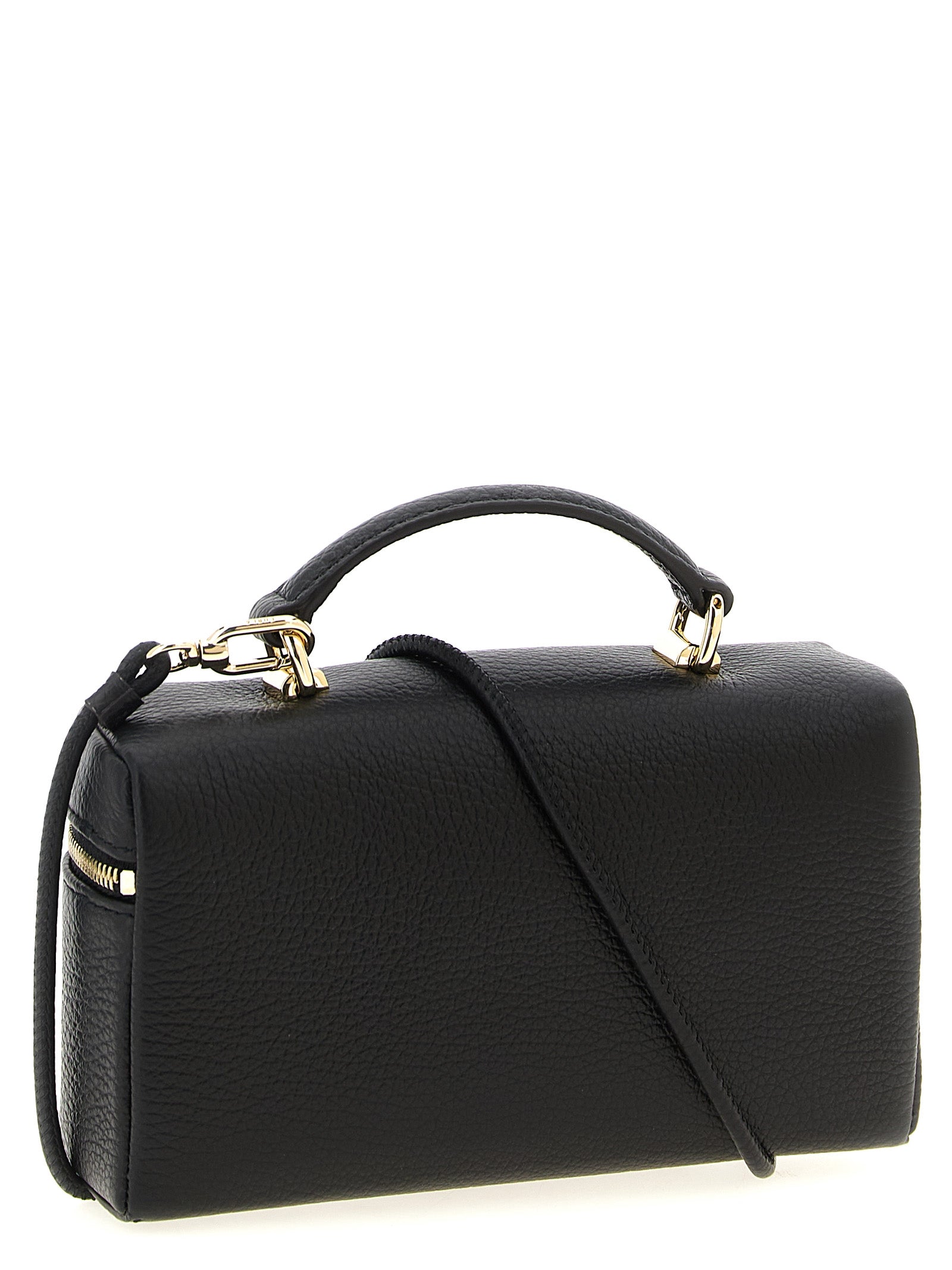 Furla Black Leather Handbag
