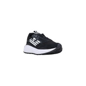 EA7 Emporio Armani Black And White Polyethylene Athletic Sneakers