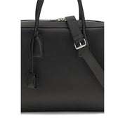 Saint Laurent Black Calf Leather Bos Taurus Handbag