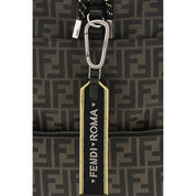 Fendi Brown Polyester Backpack