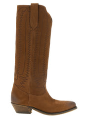 Golden Goose Brown Cowhide Chelsea Boots