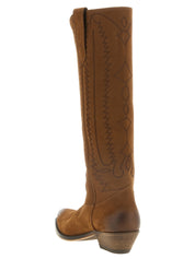 Golden Goose Brown Cowhide Chelsea Boots