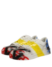 Dolce & Gabbana Multicolor New Roma Paint Sneakers Men Shoes