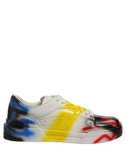 Dolce & Gabbana Multicolor New Roma Paint Sneakers Men Shoes