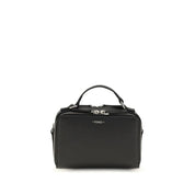 Fendi Black Calf Leather Bos Taurus Handbag