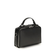 Fendi Black Calf Leather Bos Taurus Handbag