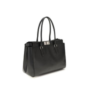 Fendi Black Calf Leather Bos Taurus Shoulder Bag