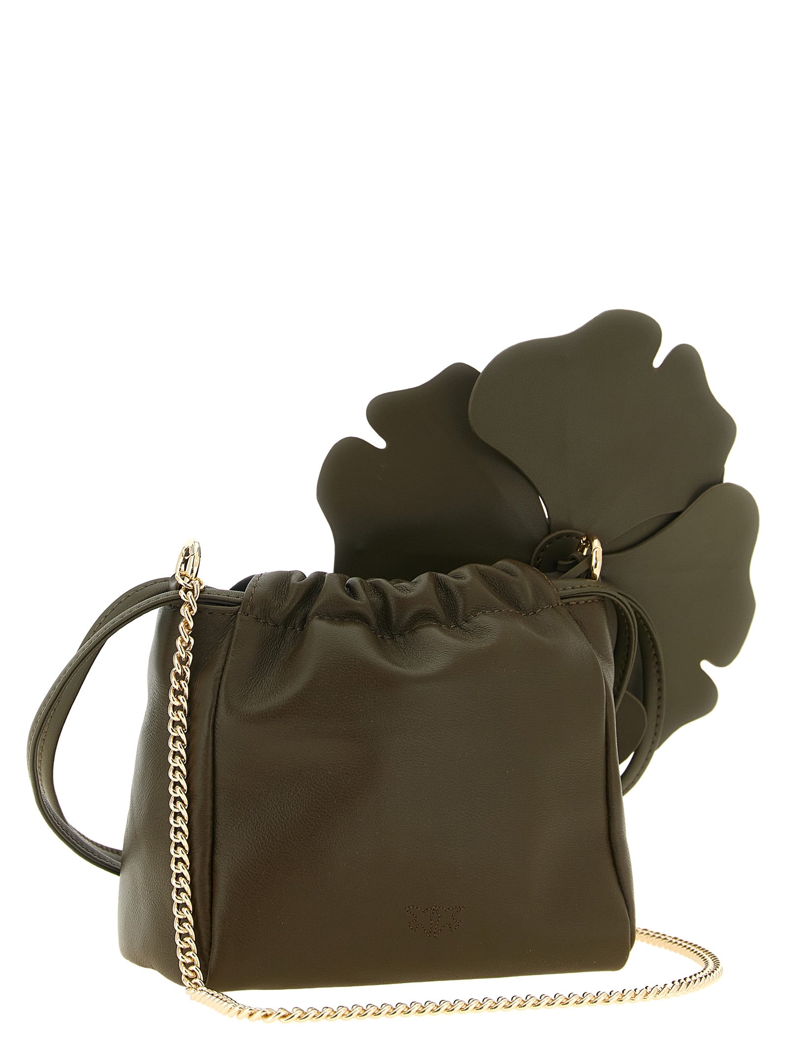PINKO Bicolor Lambskin Clutch Bag