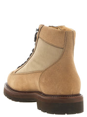 Brunello Cucinelli Beige Calfskin Ankle Boots
