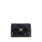 Tory Burch Black Lamb Ovis Aries Shoulder Bag