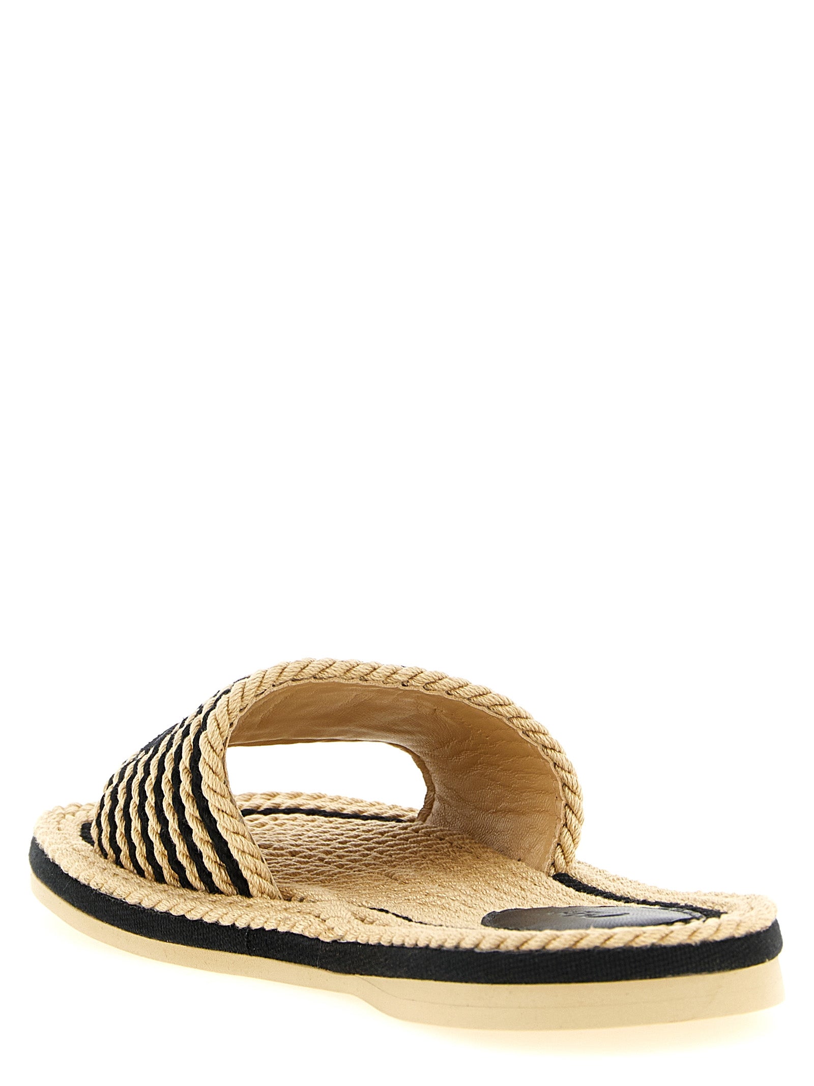 Chloé Multicolor Cotton Slides
