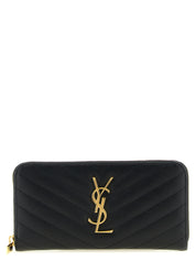 Saint Laurent Black Calfskin Cardholder