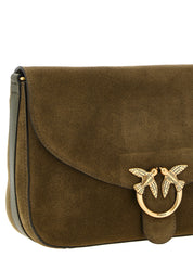 PINKO Bicolor Calfskin Crossbody Bag