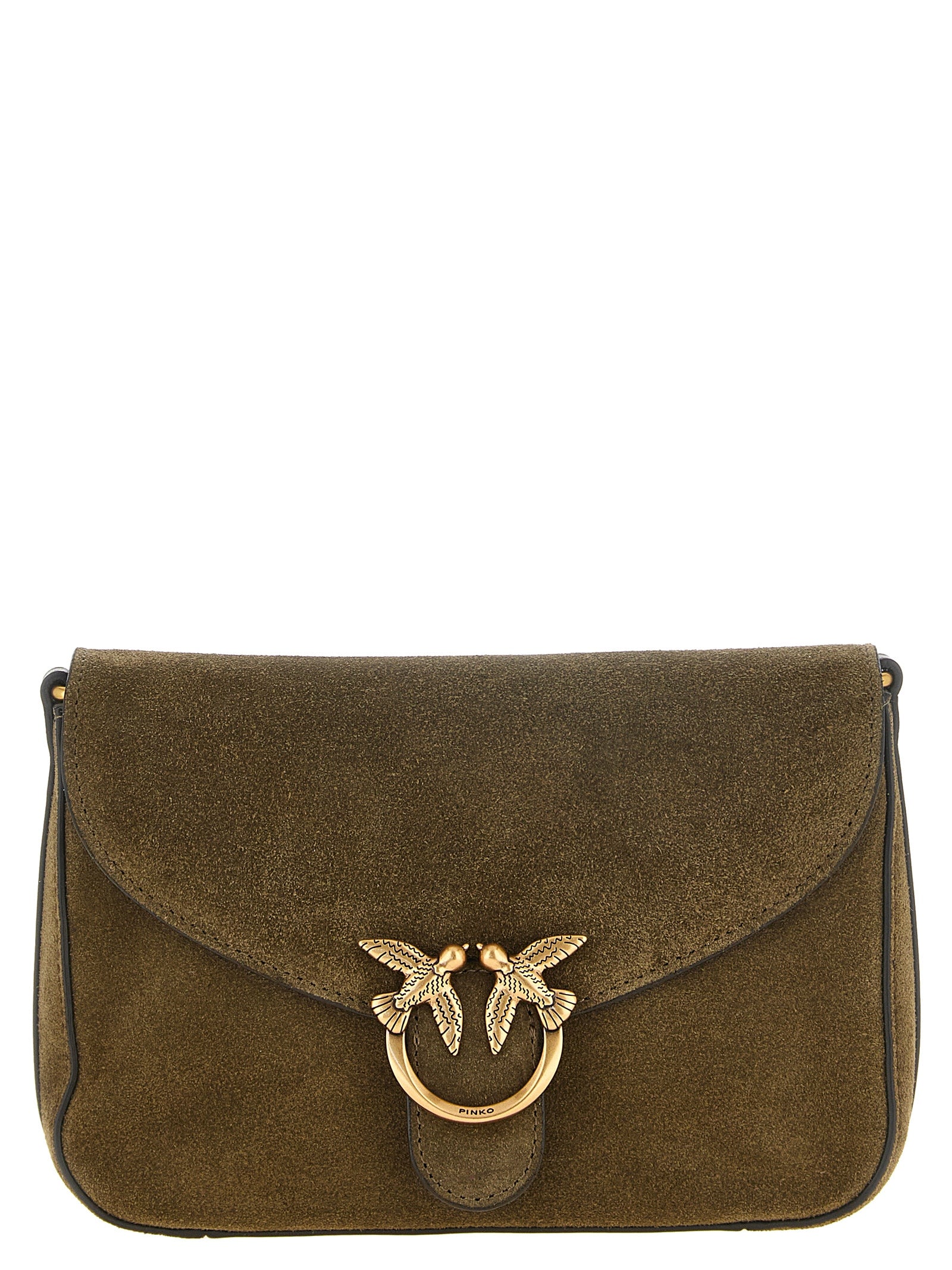 PINKO Bicolor Calfskin Crossbody Bag