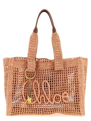 Chloé Multicolor Raffia Tote Bag