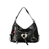 Desigual Nero Polyurethane Women's Bag With Adjustable Shoulder Handle