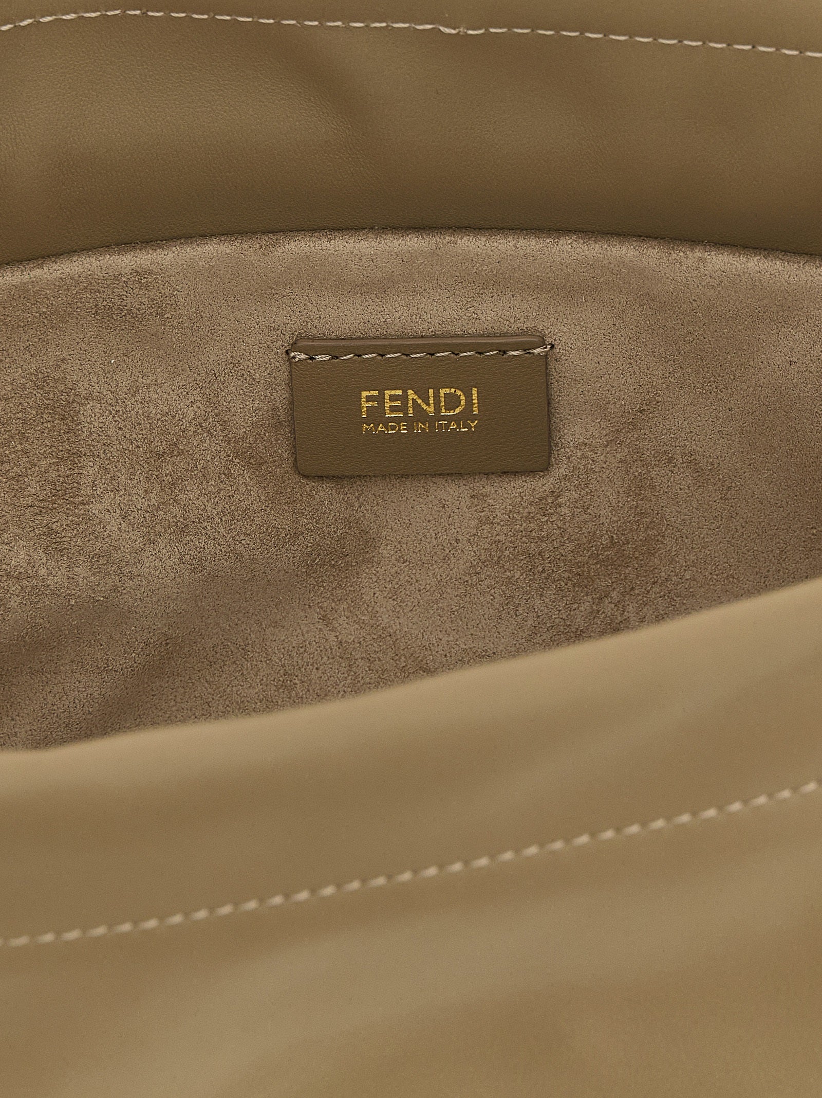 Fendi Beige Lamb Leather Handbag