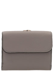 Chloé Gray Calfskin Cardholder