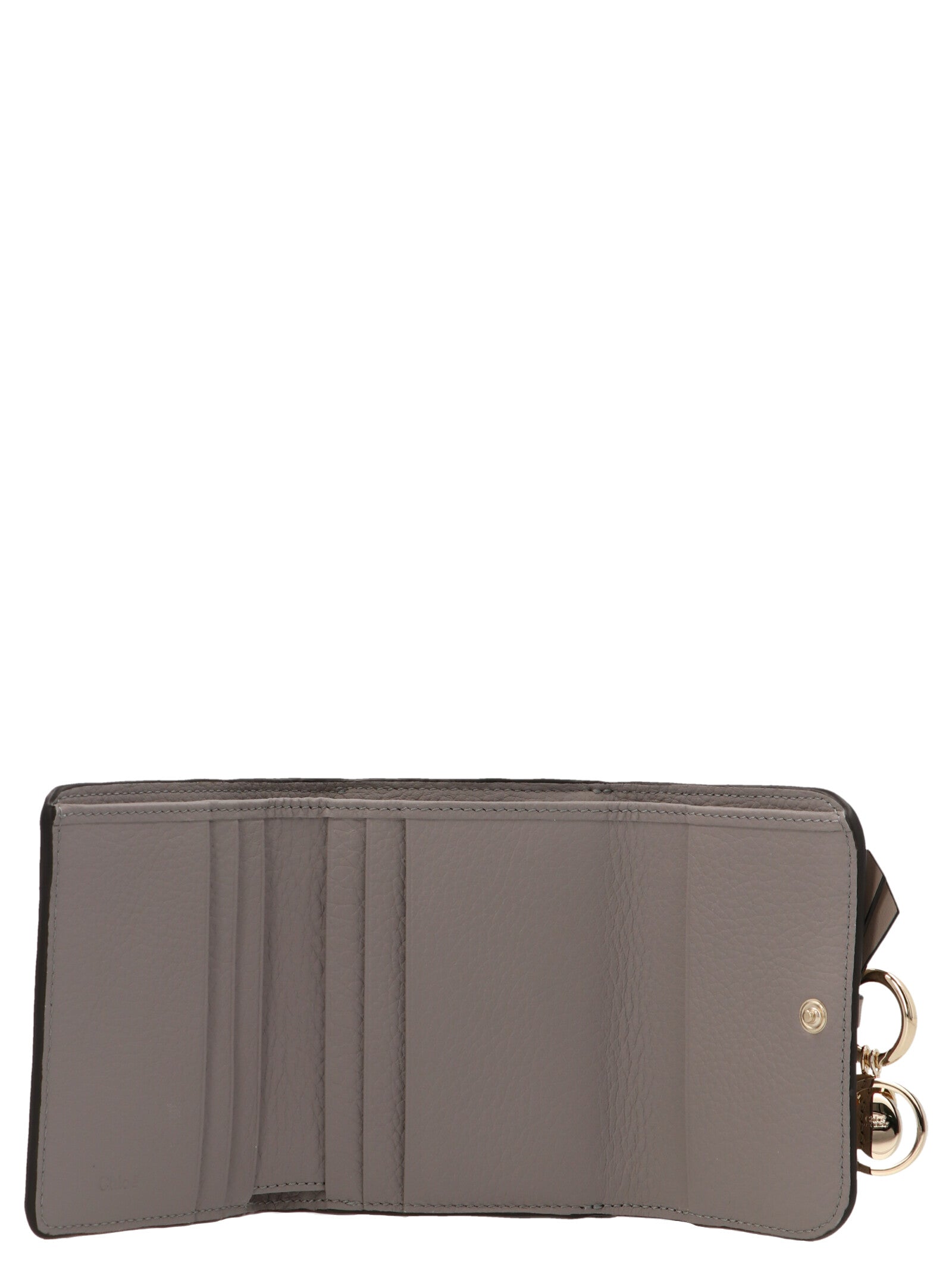 Chloé Gray Calfskin Cardholder