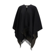 Fendi Black Wool Oves Aries Scarf