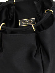 Prada Black Viscose Shoulder Bag