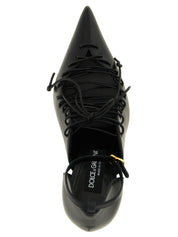Dolce & Gabbana Black Calfskin High Heel Pumps