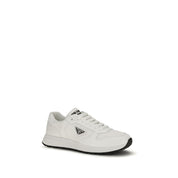 Prada White Recycled Polyamide Athletic Sneakers