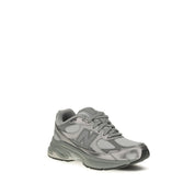 New Balance Gray Fabric Athletic Sneakers