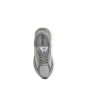 New Balance Gray Fabric Athletic Sneakers