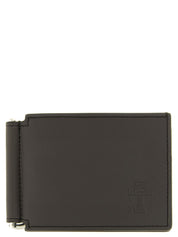 Brunello Cucinelli Brown Calfskin Money Clip